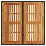 S&ouml;&ouml;gim&ouml;&ouml;bel 3-osaline komplekt must puit vastupidav