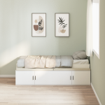LadustamisVoodiraam valge 100x200 cm