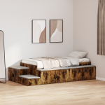 Ladustamisvoodi suitsetatud tamm 100x200 cm
