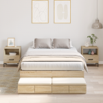 Hoiuvoodi raam sonoma tamm 120x200 cm