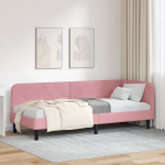 Nurga voodiraam Roosa 80 x 200 cm Samet