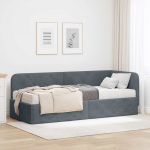 Nurga voodiraam Tumehall 80 x 200 cm Samet