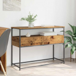 Konsoollaud sahtliga vana puit 100 x 40 x 75 cm tehispuit