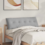 Seljatugi padi pilvine hall 140 x 19 x 50 cm kangas