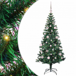 Tehis pre-lit j&otilde;ulupuu roheline 150 cm pvc ja metall