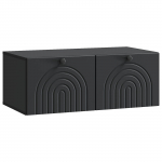 Rippuv TV kapp Must 78,5 x 41 x 30 cm Tehispuit