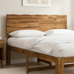 Naturaalse servaga voodipeats ROSTOCK naturaalne 160 cm