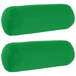 Diivanipadi 2 pcs HEERLEN Roheline &Oslash; 15 x 40 cm Pol&uuml;ester