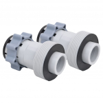 Basseini voolikuadapterid, b-t&uuml;&uuml;p, 2 tk