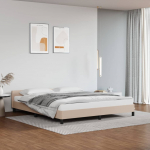 Voodiraam peatsiga ilma madratsita cappuccino 160x200 cm
