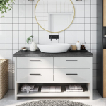 Vannitoa tasapind, tumepruun, 100x40x(2-6)cm t&ouml;&ouml;deldud t&auml;ispuit