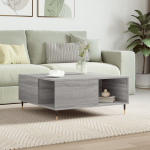 Diivanilaud, hall sonoma tamm, 80x80x36,5cm, tehispuit