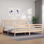 Voodiraam peatsiga, 200 x 200 cm, t&auml;ispuit
