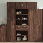 Hoiukapp, pruun tamm, 70 x 42,5 x 225 cm tehispuit