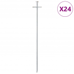 Telgivaiad 24 tk, 29,5 cm &oslash;6 mm, tsingitud teras