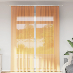 Voile kardinad varrastaskutega 2 tk oranžid