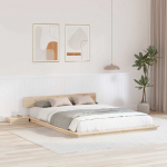 Voodiraam Pruun 150 x 200 cm puit