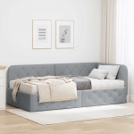 Nurga voodiraam Helehall 100 x 200 cm kangas
