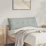 Seljatugi padi helehall 120 x 50 cm korter kangas