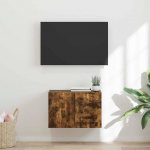 TV Seina Kapp Suitsetatud tamm 59,5 x 31 x 40 cm Tehispuit