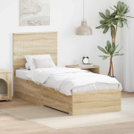 Voodiraam peatsiga Sonoma Tamme ja H&otilde;be 70 x 190 cm Tehispuit