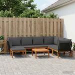 8 pcs Tugev akaatsiapuit ja n&ouml;&ouml;r Naturaalne