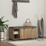 Jalan&otilde;upink padjaga Artisan tamm 100 x 38 x 46 cm Tehispuit