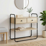 Konsoollaud Sonoma tamm 80 x 40 x 75 cm Tehispuit