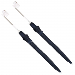 Klambriga vihmavari 2 pcs Tumesinine &Oslash; 105 x 86 cm