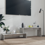 Telerikapp, betoonhall, 180x30x43 cm, puitlaastplaat