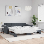 Diivanvoodi v&auml;ljat&otilde;mmatava osaga ilma madratsita, 100x200 cm