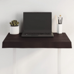 Lauaplaat, tumepruun, 60x50x(2-6) cm, t&ouml;&ouml;deldud t&auml;ispuit