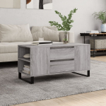 Kohvilaud, hall sonoma tamm, 102 x 44,5 x 50 cm, tehispuit