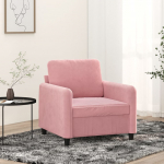 Tugitool, roosa, 60 cm, samet