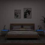 Seinale kinnitatavad &ouml;&ouml;kapid LED-tuledega 2 tk, hall sonoma
