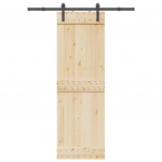 Liugukse tarvikute komplekt 152,5 cm terasest, must