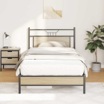 VOODIRAAM ILMA MADRATSITA, SONOMA TAMM, 107X203 CM, TEHISPUIT