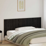 Voodi Peatoe peaga Must tamm 160 x 1.5 x 80.5 cm Tehispuit