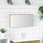 Peegel k&auml;sit&ouml;&ouml;tamm 80 x 37 cm klaas ja tehnoloogiline puit