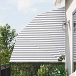 Baldahhiin anthracite ja valge 210 x 210 cm pol&uuml;ester