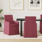 S&ouml;&ouml;gitoa Toolid 2 tk Veinipunane 57 x 67 x 95 cm kangas