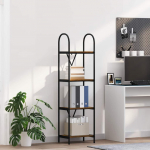 Raamatukapp Suitsetatud tamm 40 x 30 x 146 cm Tehispuit