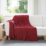 Viskab tekid 24 tk bordeaux punane 200 x 150 cm fliis