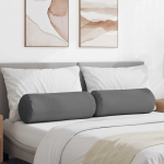 Padjad 2 tk tumehall &oslash; 25 x 70 cm kangas