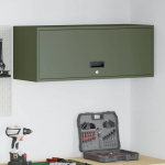 Garage'i seina kapp oliiviroheline 90 x 33 x 35 cm