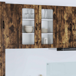 K&ouml;&ouml;gikapp riiuliga suitsetatud tamm 80 x 31 x 80 cm tehispuit