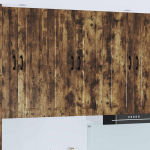 K&ouml;&ouml;gikapp riiuliga suitsetatud tamm 60 x 31 x 100 cm tehispuit