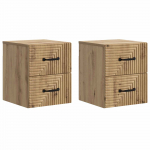 Seinale kinnitatav &ouml;&ouml;tis 2 pcs Artisan tamm 34,5 x 33 x 40 cm