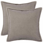 Diivanipadi 2 tk HOUTEN helehall 70 x 70 cm boucl&eacute;