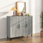 Puhvetkapp, hall sonoma tamm, 90 x 34 x 80 cm, tehispuit